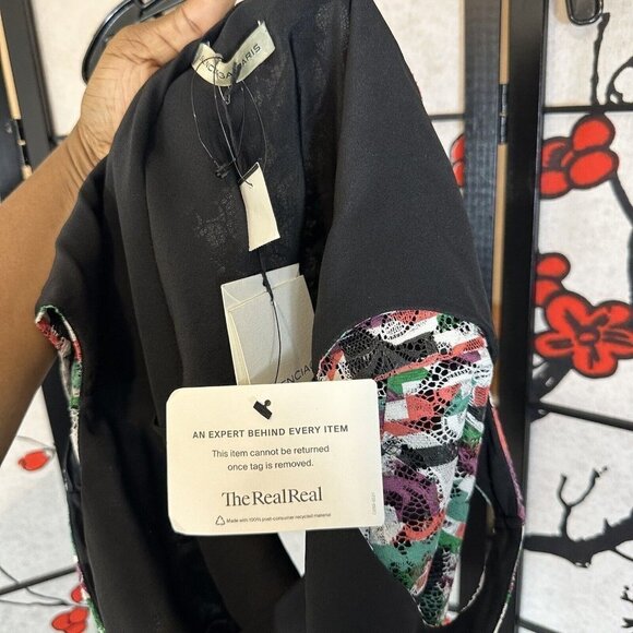 BALENCIAGA NICOLAS GHESQUIERE Blouse Top Sleeveless Size 40 US Medium Printed - Picture 7 of 10